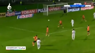 گل اول ملوان به مس رفسنجان را ببینید + ویدیو