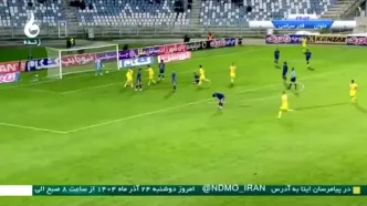 ویدیو: گل اول فجرسپاسی به ملوان توسط جعفری‌کیا