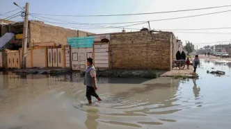 خیابان‌های جزیره هرمز قایق رو شد!