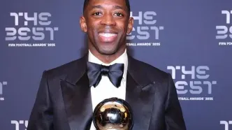 مراسم دِ بست ۲۰۲۵؛ دمبله مرد سال فیفا شد