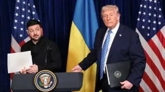 زلنسکی دلایل درخواست حضور نظامی آمریکا در اوکراین را فاش کرد