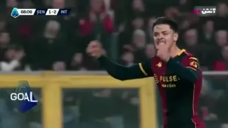 گل اول جنوا به اینتر+ ویدئو