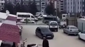 لحظه وقوع زلزله ۴.۲ ریشتری در هاتای ترکیه