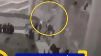 ببینید؛ اقدام به خودکشی در خانه خدا