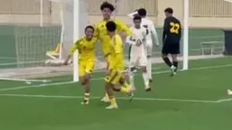 ویدئو: گلزنی کریستیانو جونیور مقابل الاتحاد