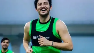 تصویر؛ دختر سردار آزمون در کنار ستاره سابق والیبال ایران