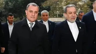 استقبال وزیر خارجه جمهوری آذربایجان از عراقچی