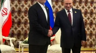 دیدار روسای جمهور ایران و روسیه در حاشیه اجلاس صلح و اعتماد