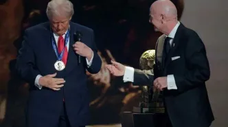 انتقادها به اهدای جایزه صلح فیفا  به ترامپ