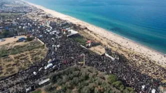 جمعیت غزه آب رفت