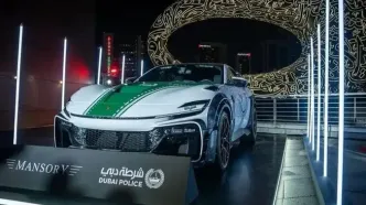 فراری منصوری در امارات ماشین پلیس شد