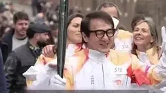 جکی چان مشعل بازی‌های المپیک زمستانی ۲۰۲۶ را حمل کرد