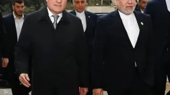 استقبال وزیر خارجه جمهوری آذربایجان از عراقچی