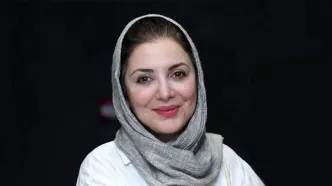 تصویری از نوزادی رویا میرعلمی بازیگر سریال شمعدونی در آغوش پدرش