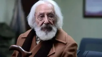 جمشید مشایخی و گوگوش در صحنه‌ای از فیلم «طلوع» سال ۴۹/ عکس