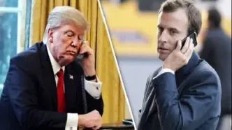 گفت وگوی تلفنی ماکرون و ترامپ درباره اوکراین