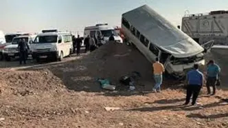 جزئیات حادثه مینی‌بوس دانش‌آموزان در گرمسار