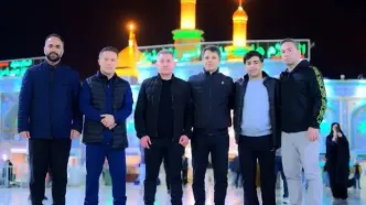 حضور تیم‌های ملی کشتی آزاد و فرنگی در کربلای معلی