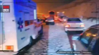 لحظات نفس‌گیر نجات مادر باردار گرفتار در برف و کولاک امین‌الله