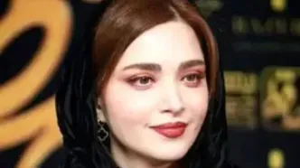 تیپ قرمز و یلدایی بهنوش طباطبایی در اولین روز زمستان/ویدیو