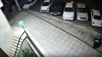 لحظه تصادف مهیب پژو ۲۰۶ با شش خودرو در پی حرکت نمایشی!