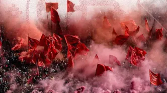 تراکتوری‌ها؛ بدون پیراهن در سرمای وحشتناک تبریز!