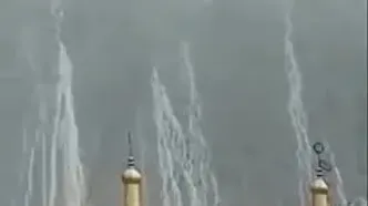 جاری شدن آبشارهای کوه نیان بندرعباس