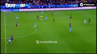 گل اول ناپولی به میلان +ویدئو