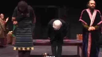 یکی از آخرین حضورهای بهرام بیضایی روی صحنه تئاتر تهران