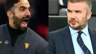 دیوید بکام پشت آموریم را خالی نکرد!