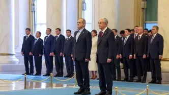 اعطای دکترای افتخاری دانشگاه بین‌المللی نظربایف به پزشکیان