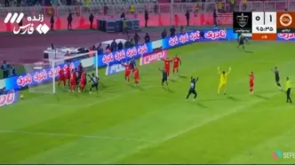 ببینید| گل اول پرسپولیس به تراکتور توسط کنعانی‌زادگان