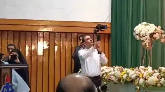 سوال خبرنگار ایلنا با کپسول اکسیژن از سخنگوی دولت درباره آلودگی هوا