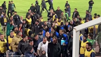 حمله به ساپینتو و زخمی شدن مربی استقلال/ جای پنجه پشت گردن جورجیوس اسکیاتیتیس +عکس