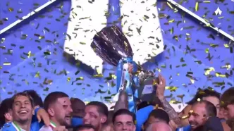 ویدئو: اهدای سوپرجام ایتالیا به ناپولی
