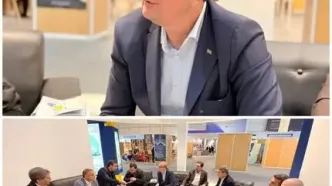 حضور عضو هیأت‌مدیره اتحادیه صنایع و کارآفرینان ترکمنستان در پاویون مناطق آزاد ایران در کیش اکسپو ۲۰۲۵