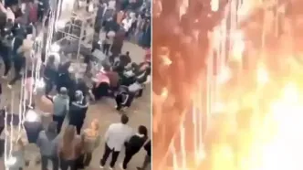 انفجار بمب در مراسم عروسی در سوریه؛ حداقل ۳۳ زخمی/ ویدئو