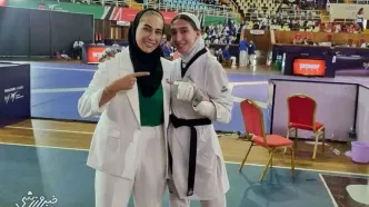 طلای جهان بر گردن مبینا نعمت‌زاده