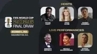 مجریان قرعه‌کشی جام جهانی۲۰۲۶ مشخص شدند