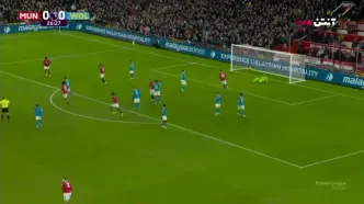 گل اول منچستریونایتد به ولورهمپتون+ ویدئو