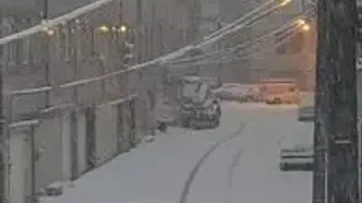 بارش برف از سردشت تا نهاوند