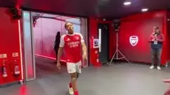 ویدئو: خوشحالی بازیکنان آرسنال پس از حذف کریستال پالاس