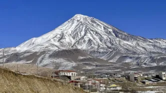 دماوند بالاخره کاملا سفیدپوش شد