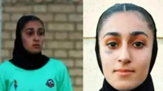 دختر پرسپولیسی زیر چشم بازیکن حریف را کبود کرد!