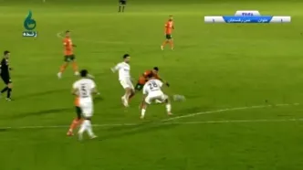 گل اول مس رفسنجان به ملوان + ویدئو