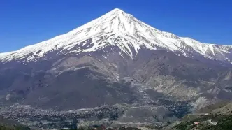 قلعه دماوند در آغوش برف+فیلم