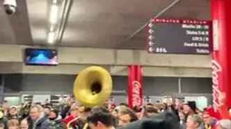 ویدئو: شور و هیجان هوادارن آرسنال