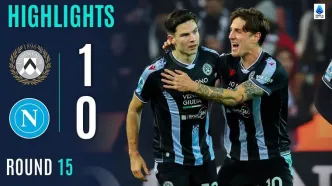 ویدیو| خلاصه بازی اودینزه ۱ - ناپولی ۰