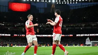 ویدیو| خلاصه بازی آرسنال ۲ - برایتون ۱/ توپچی‌ها صدرنشین پایان سال ۲۰۲۵