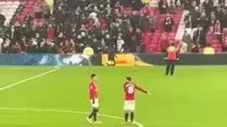 ویدئو: ناراحتی برونو فرناندز بعد از سوت پایان